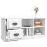 Stylish White TV Cabinet | 102x35.5x47.5 cm | Hipomarket