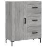 Stylish Highboard Grey Sonoma - 69.5x34x180 cm | HipoMarket UK