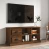 TV Cabinet Brown Oak 102x35.5x47.5 cm Engineered Wood Colour brown oak Quantity in Package 1 Width 102 cm 