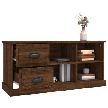 Stylish Brown Oak TV Cabinet - 102x35.5 cm | HipoMarket