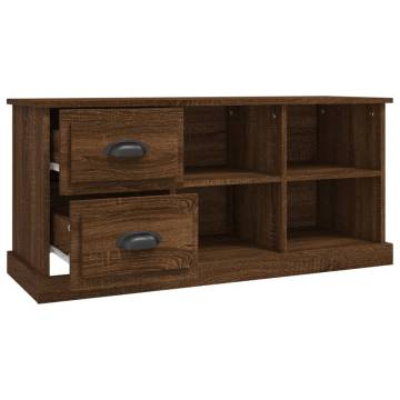 Stylish Brown Oak TV Cabinet - 102x35.5 cm | HipoMarket