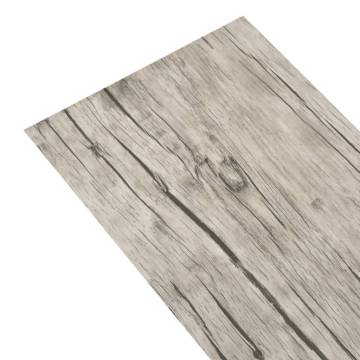 Self-Adhesive PVC Flooring Planks - 2.51 m² Oak Washed