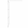 Walk-in Shower Wall Silver 140x195 cm Clear ESG Glass - Hipomarket