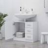 Sink Cabinet White 63x30x54 cm - Stylish Bathroom Storage