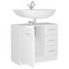 Sink Cabinet White 63x30x54 cm - Stylish Bathroom Storage