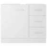 Sink Cabinet White 63x30x54 cm - Stylish Bathroom Storage