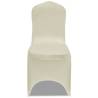 Chair Cover Stretch Cream - 24 pcs for Events & Weddings