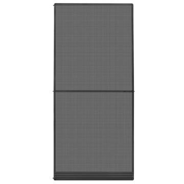 Hinged Insect Screen for Doors - Anthracite 100x215 cm