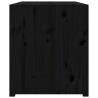 Outdoor Kitchen Cabinet Black - Solid Pine, 106x55x64 cm