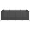 Small Animal Cage Black 144x74x46.5 cm - Sturdy & Spacious