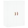 Stylish Highboard White 69.5x34x180 cm - Hipomarket