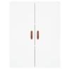 Stylish Highboard White 69.5x34x180 cm - Hipomarket