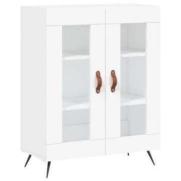 Stylish Highboard White 69.5x34x180 cm - Hipomarket