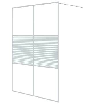 Walk-in Shower Wall 140x195 cm Clear ESG Glass - HipoMarket