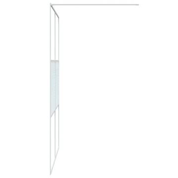 Walk-in Shower Wall 140x195 cm Clear ESG Glass - HipoMarket