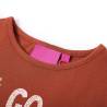 Kids' Long Sleeve T-Shirt Cognac - Size 104 | Hipo Market