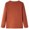 Kids' Cognac Long Sleeve T-shirt Size 128 | Hipomarket