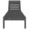 Stylish Grey Sun Loungers - 2 pcs Solid Pine | Hipomarket