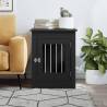 Dog Crate Furniture Black - Stylish & Functional 2-in-1 | HipoMarket