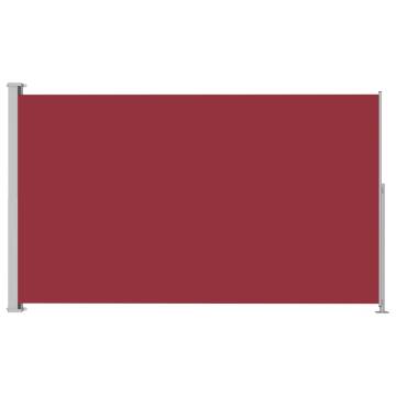 Patio Retractable Side Awning 220x300 cm Red - Stylish Privacy