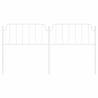 Stylish White Metal Headboard 180 cm - Hipomarket UK