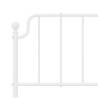 Stylish White Metal Headboard 180 cm - Hipomarket UK