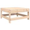 Garden Footstool Solid Wood Pine - Stylish Outdoor Comfort