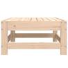 Garden Footstool Solid Wood Pine - Stylish Outdoor Comfort