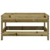 Wooden Garden Footstool - Impregnated Pine | Hipomarket UK