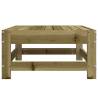 Wooden Garden Footstool - Impregnated Pine | Hipomarket UK