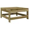 Wooden Garden Footstool - Impregnated Pine | Hipomarket UK