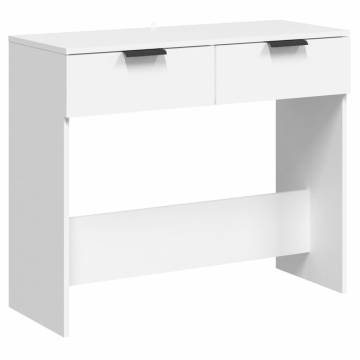 White Console Table 90x36x75 cm - Stylish & Versatile