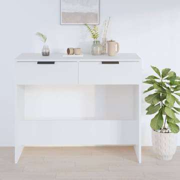 White Console Table 90x36x75 cm - Stylish & Versatile