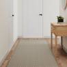 Carpet Runner Sisal Look Silver 80x200 cm Colour silver Size 80 x 200 cm 