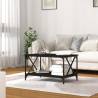 Elegant Black Coffee Table - 80x50x45 cm | HipoMarket