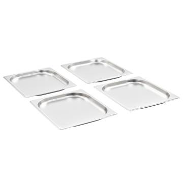 Gastronorm Containers 8 pcs GN 1/2 20 mm Stainless Steel