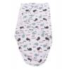 Bo Jungle Wrap Swaddling Blanket - Ocean Whales S | HipoMarket