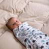 Bo Jungle Wrap Swaddling Blanket - Ocean Whales S | HipoMarket