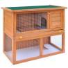 Outdoor Rabbit Hutch - Small Animal House Pet Cage 1 Door