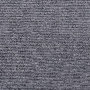 Exhibition Carpet Rib 1.2x10 m Grey - Durable Event Flooring