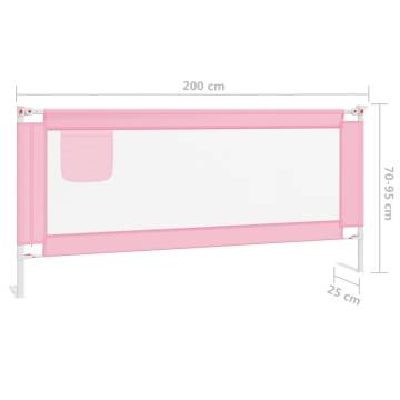 Toddler Safety Bed Rail Pink - Protect Your Little One