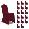 Chair Cover Stretch Burgundy 18 pcs Colour burgundy Quantity in Package 18 