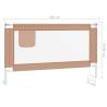 Toddler Safety Bed Rail Taupe 140x25 cm - Best Protection