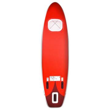 Inflatable Stand Up Paddle Board Set - Red 300x76x10 cm