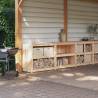 Outdoor Kitchen Cabinets 2 pcs Solid Wood Pine Colour natural pine Quantity in Package 2 Number of 1 