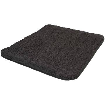 Kleine Wolke Dark Grey Bath Rug 60x90 cm | Soft & Fast Drying