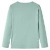 Kids' Long Sleeve T-Shirt - Medium Mint | Hipomarket UK