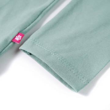 Kids' Long Sleeve T-Shirt - Medium Mint | Hipomarket UK