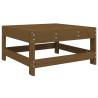 4 Piece Garden Lounge Set - Honey Brown Solid Wood Pine