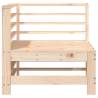 Garden Corner Sofa - Solid Pine Wood | HipoMarket UK